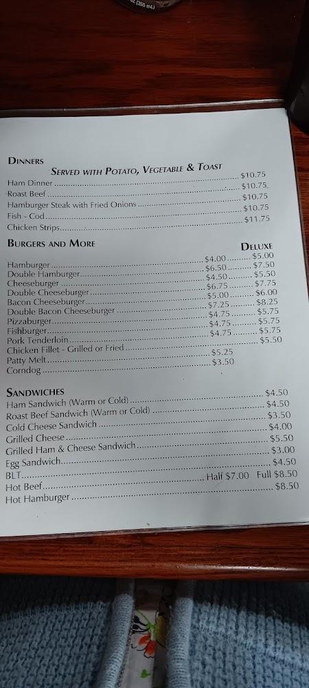 Laurie's Cafe Menu image 1
